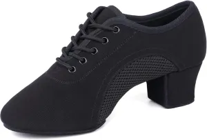 ARCLIBER Latin Dance Shoes for Women Lace-up Split-Sole Professional Practice Salsa Modern Ballroom Dance Shoes Women