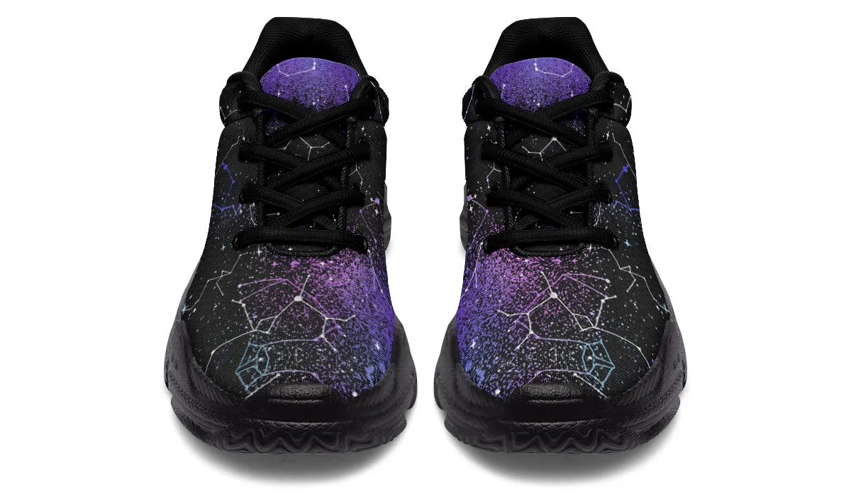 Aurora Chunky Sneakers - Light Breathable and Comfortable Sports Shoes with Platform Soles