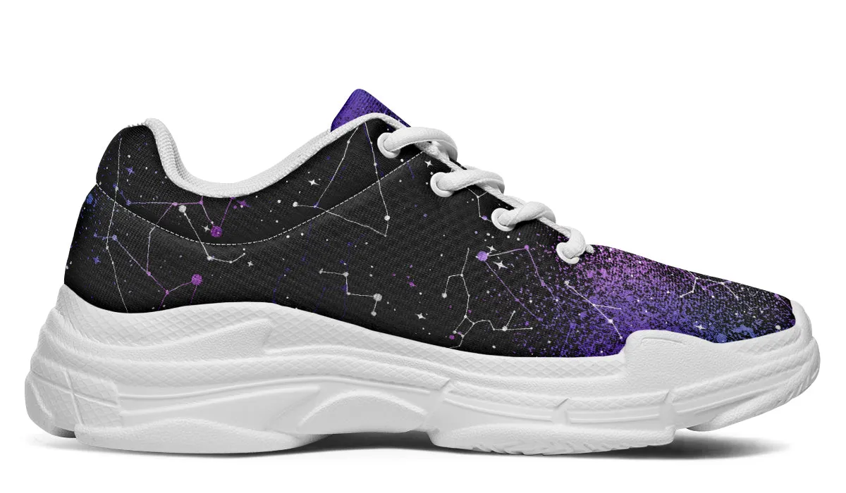 Aurora Chunky Sneakers - Light Breathable and Comfortable Sports Shoes with Platform Soles