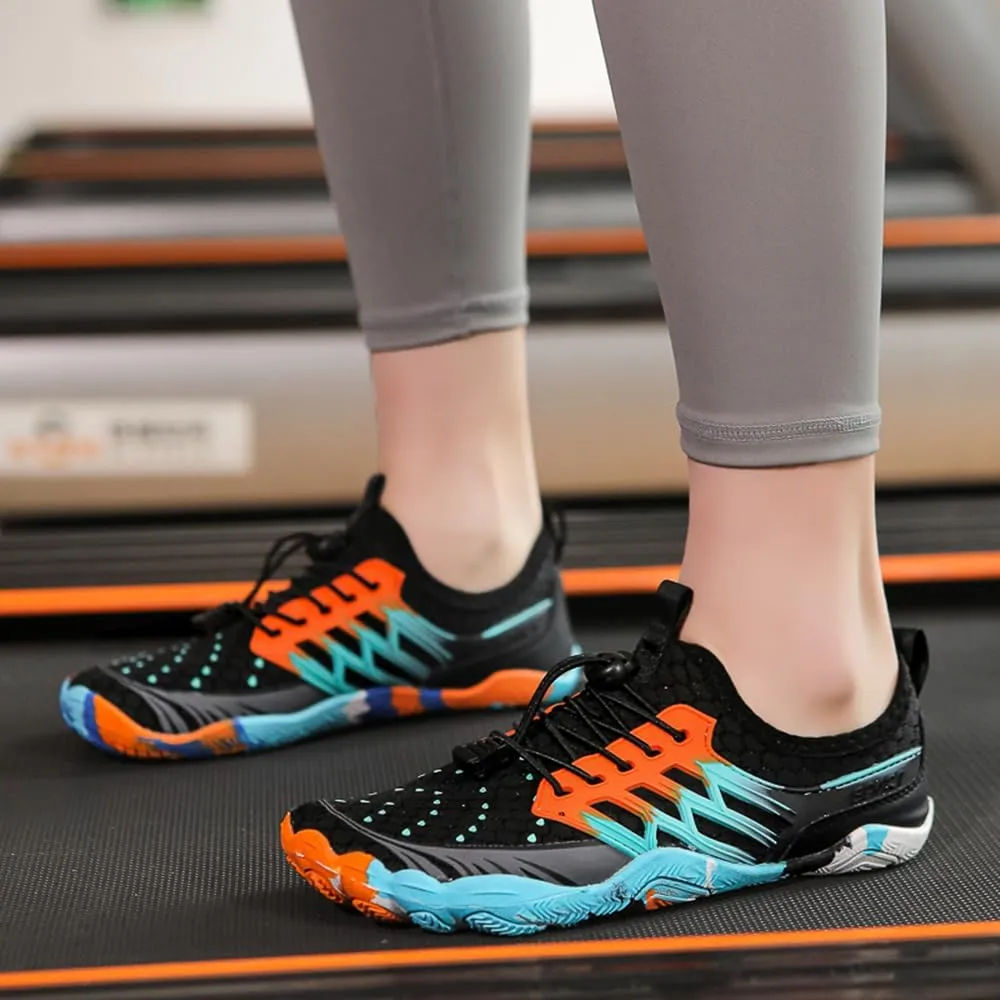 Barefoot Water Shoes for Women Men, Barefoot Shoes with Wide Toe Box, Non-Slip & Quick Dry Breathable Beach Pool Aqua Swim Surf Hiking Walking Shoes