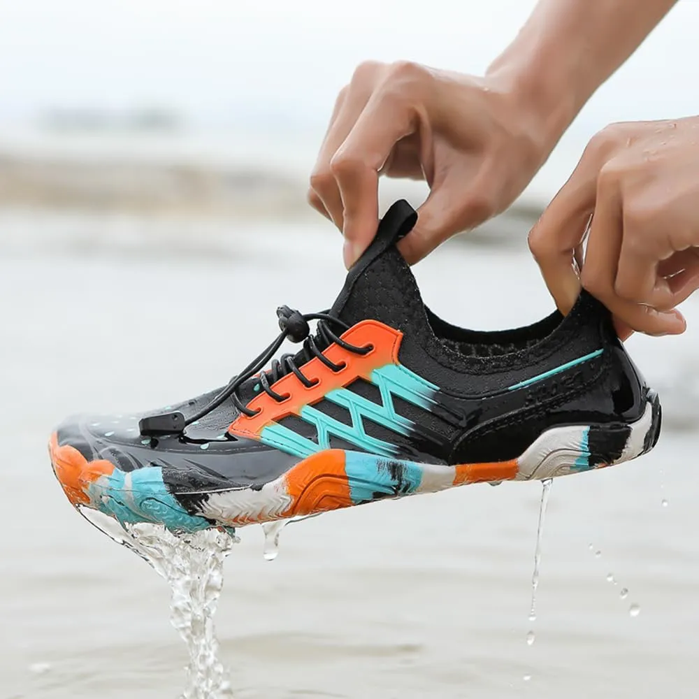 Barefoot Water Shoes for Women Men, Barefoot Shoes with Wide Toe Box, Non-Slip & Quick Dry Breathable Beach Pool Aqua Swim Surf Hiking Walking Shoes