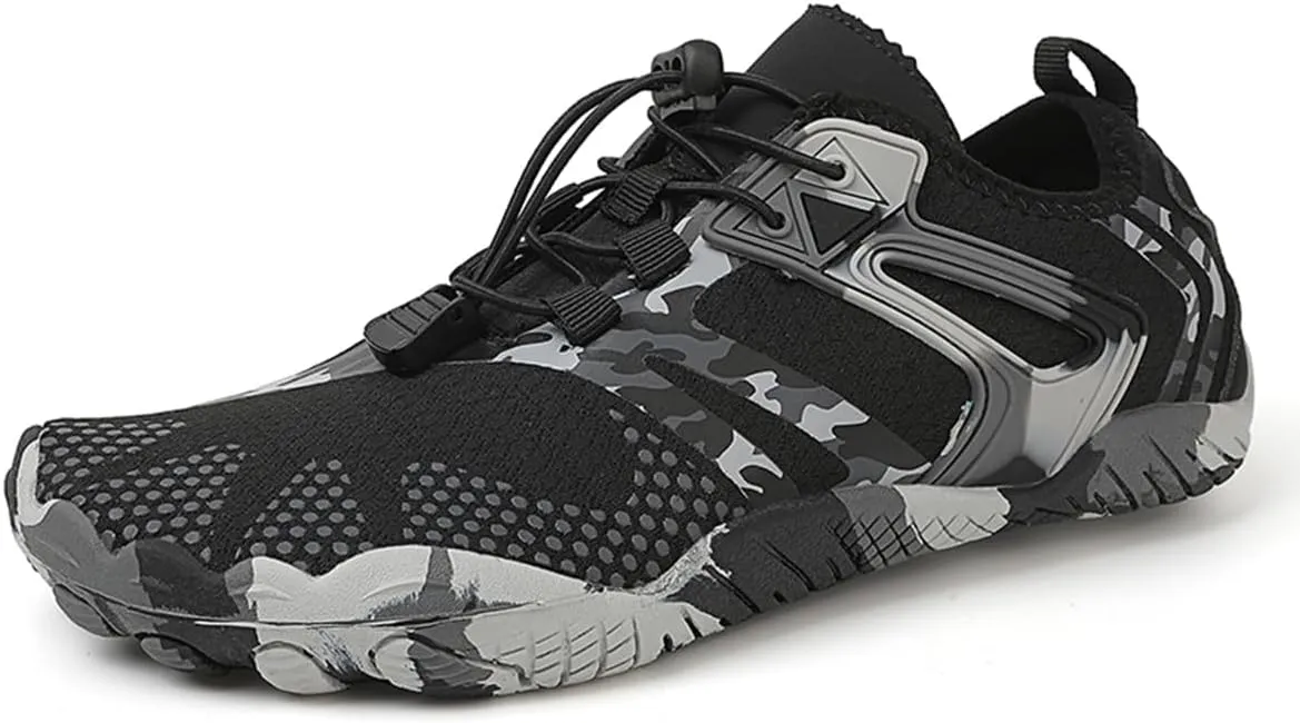 Barefoot Water Shoes for Women Men, Barefoot Shoes with Wide Toe Box, Non-Slip & Quick Dry Breathable Beach Pool Aqua Swim Surf Hiking Walking Shoes