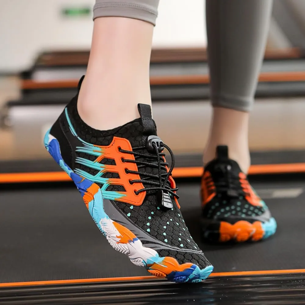 Barefoot Water Shoes for Women Men, Barefoot Shoes with Wide Toe Box, Non-Slip & Quick Dry Breathable Beach Pool Aqua Swim Surf Hiking Walking Shoes