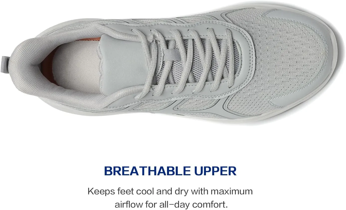 BOGOVER Men's Running Shoes, Lightweight Breathable Walking Shoes Non Slip Tennis Shoes Movepropel Athletic Fashion Sneakers