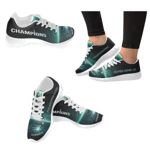eagles Fan Shoes Midnight Green White Men Women Kids| nfl Philadelphia super bowl Fan Sneakers