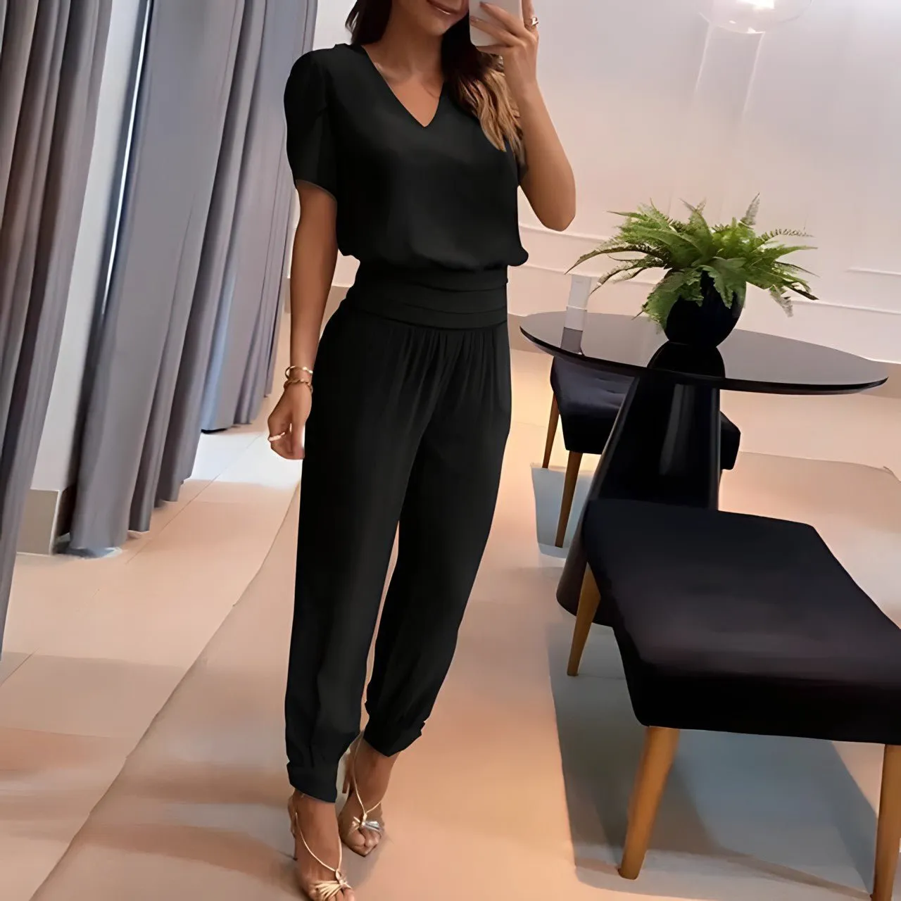 Elizabeth  Effortless Chic Two-Piece Set