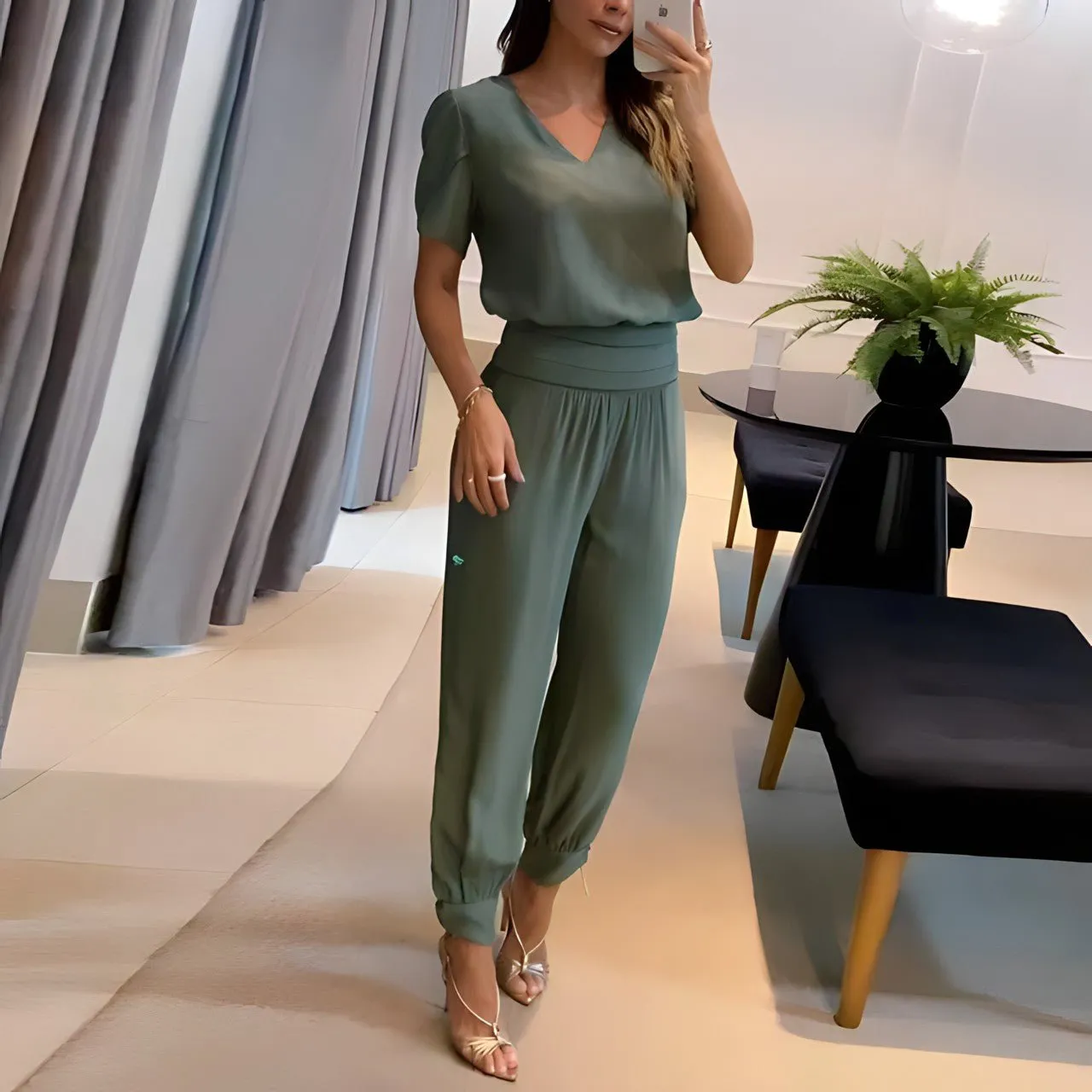 Elizabeth  Effortless Chic Two-Piece Set