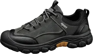 Ellniges]Men's Outdoor 2025Shockproof Toe & Airflow Tech Anti-Slip Waterproof Hiking Boots for Trail Running, Hiking Adventures & Urban Exploration - -Terrain Design