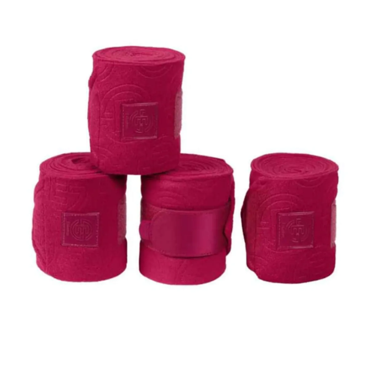 Eskadron Fleece Polo Wraps in Red - Full