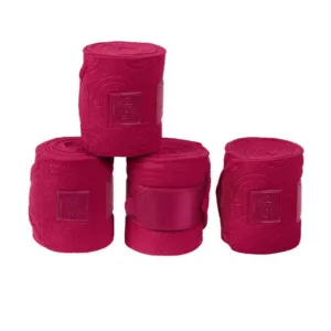 Eskadron Fleece Polo Wraps in Red - Full