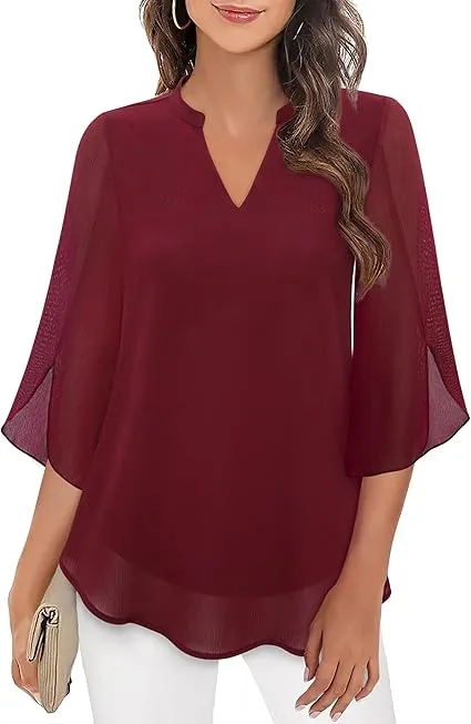 Frankie | Modern Split-Sleeve Blouse