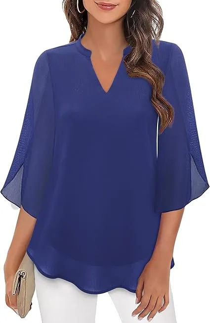 Frankie | Modern Split-Sleeve Blouse