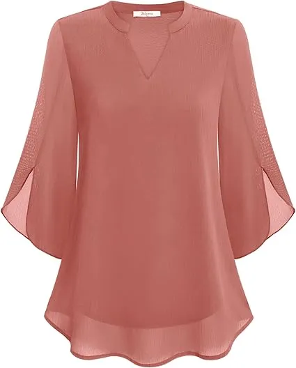Frankie | Modern Split-Sleeve Blouse