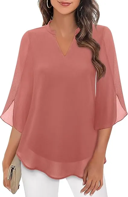 Frankie | Modern Split-Sleeve Blouse