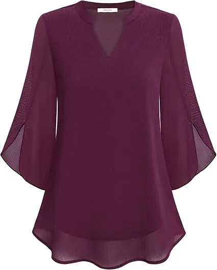 Frankie | Modern Split-Sleeve Blouse