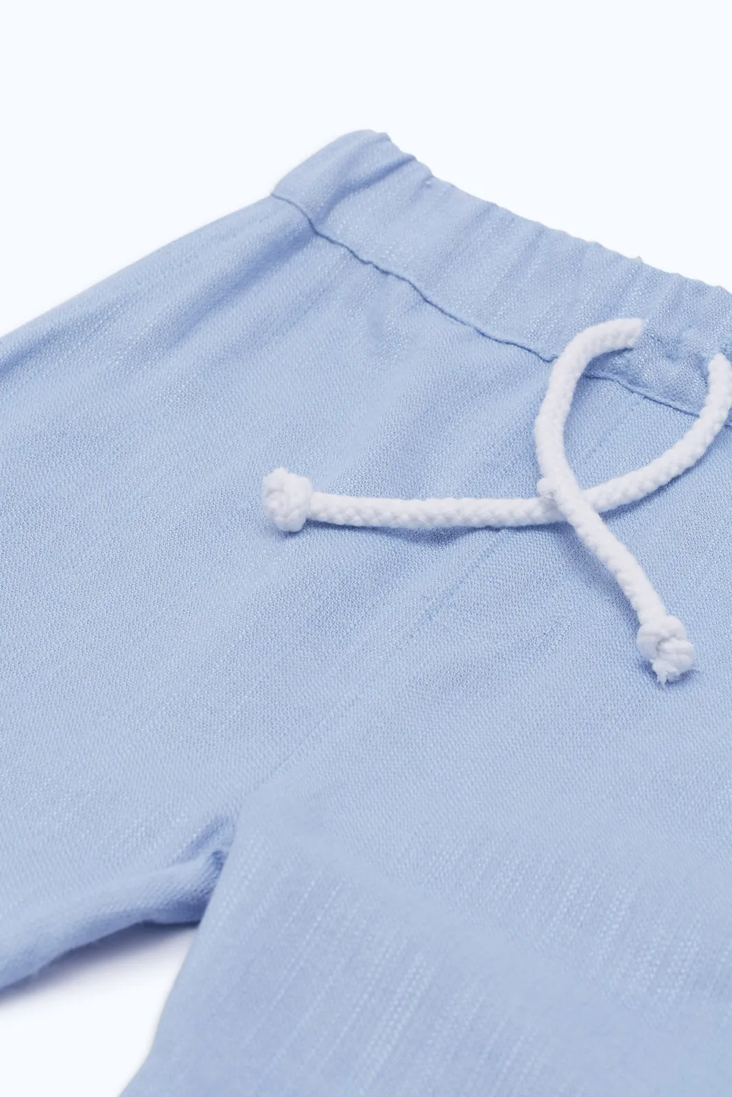 Infant Boys Blue Linen Trouser