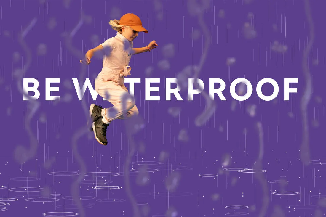 Kids' Waterproof Rip-Tab Shoes Resist