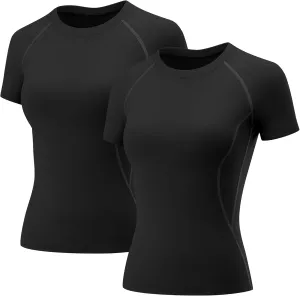 LOMON Womens Workout Tops Short Sleeve Raglan Athletic Shirts Yoga Gym Crewneck Quick Dry Tshirts