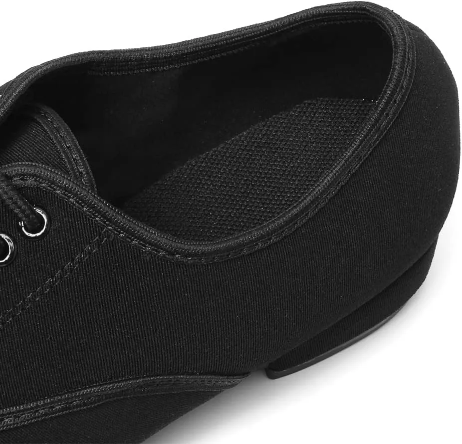 Men's Style Ballroom Tango Latin Dance Shoes Jazz Modern Black Social Dance Shoe Soft Outsole,Model M2