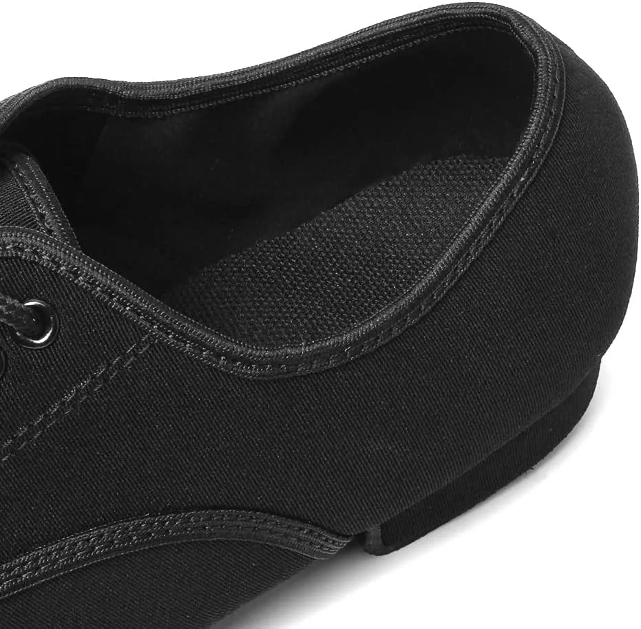 Men's Style Ballroom Tango Latin Dance Shoes Jazz Modern Black Social Dance Shoe Soft Outsole,Model M2