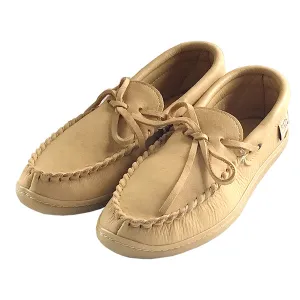 Moccasins Moosehide Rubber Sole Ladies LC🍁