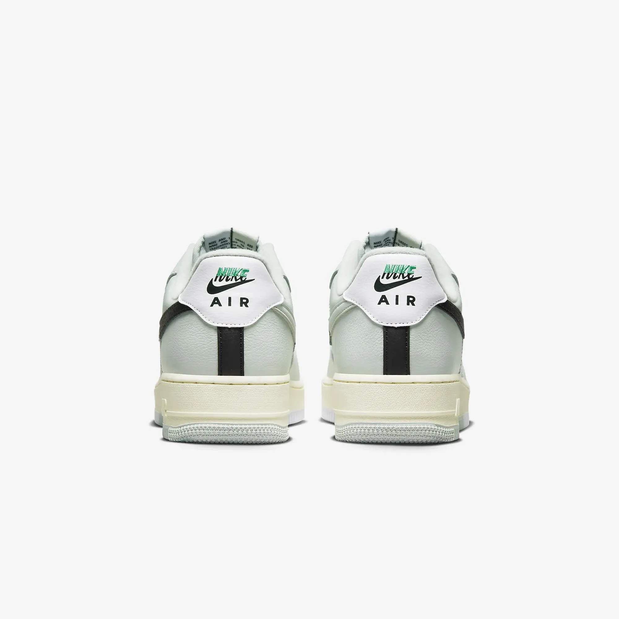 Nike | AIR FORCE 1 '07 LV8 { LIGHT SILVER/BLACK-LIGHT SILVER-WHITE