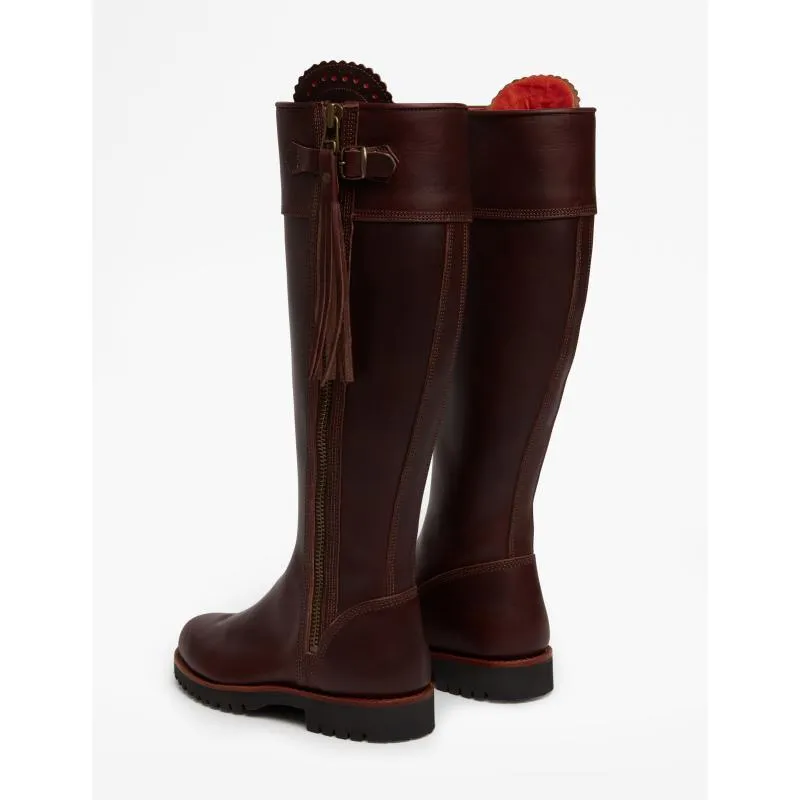 Penelope Chilvers Long Tassel Ladies Leather Boot - Conker