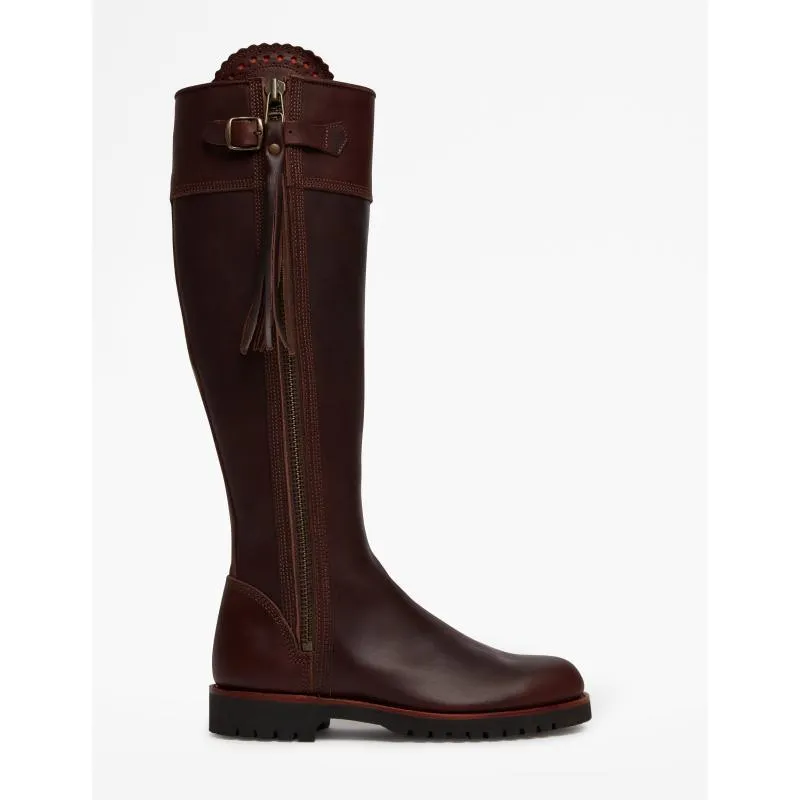 Penelope Chilvers Long Tassel Ladies Leather Boot - Conker