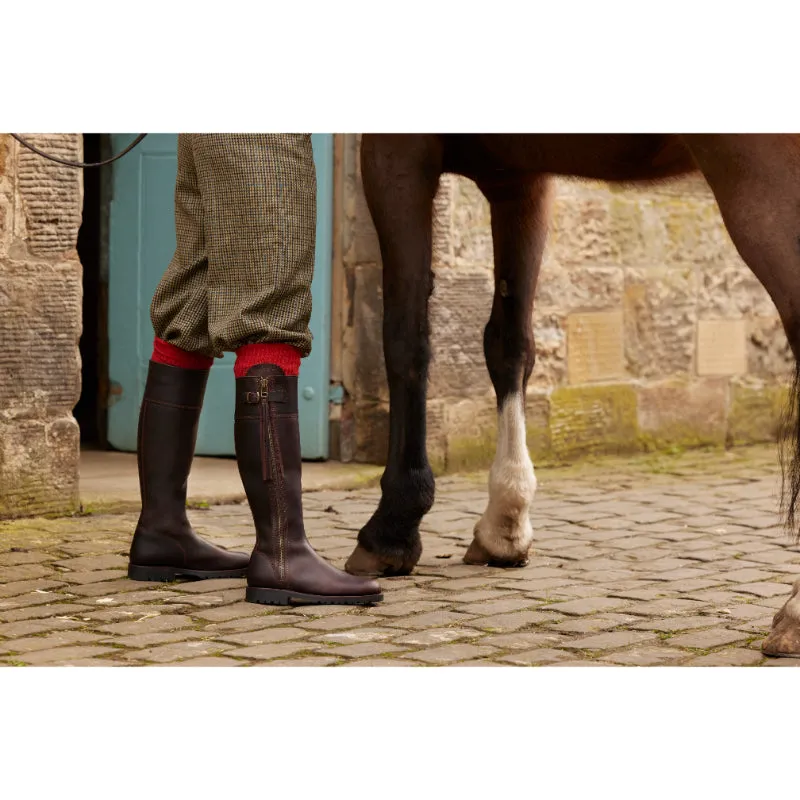 Penelope Chilvers Long Tassel Ladies Leather Boot - Conker