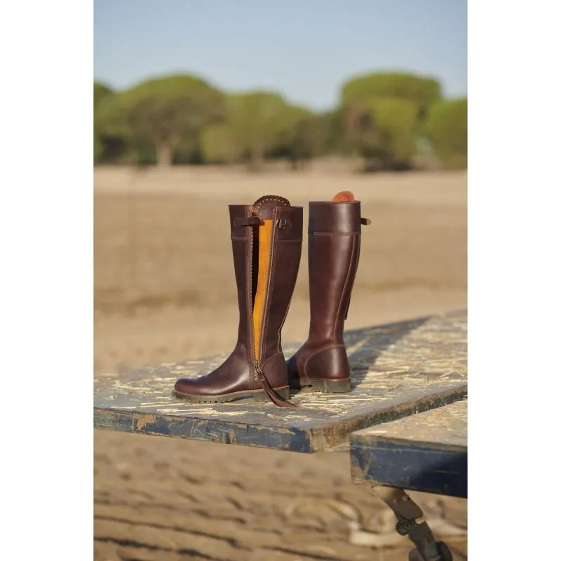 Penelope Chilvers Long Tassel Ladies Leather Boot - Conker