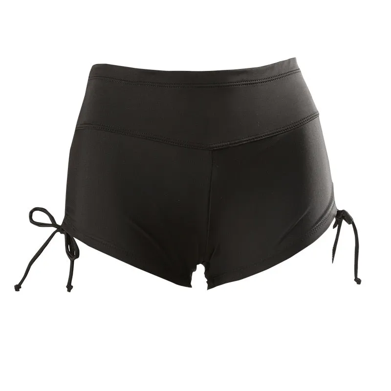 Quick Dry Black Swim Shorts