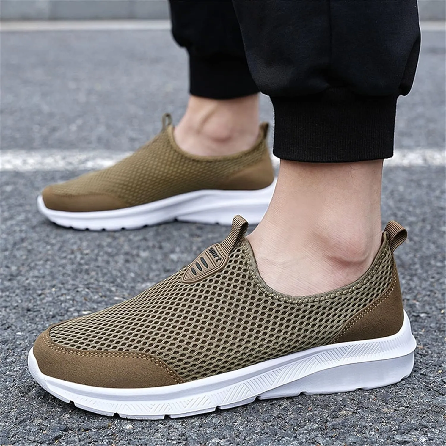 Slip On Shoes for Men - Casual Comfortable Athletic Tennis Walking Sneakers for Men with Memory Foam Mens Shoes
