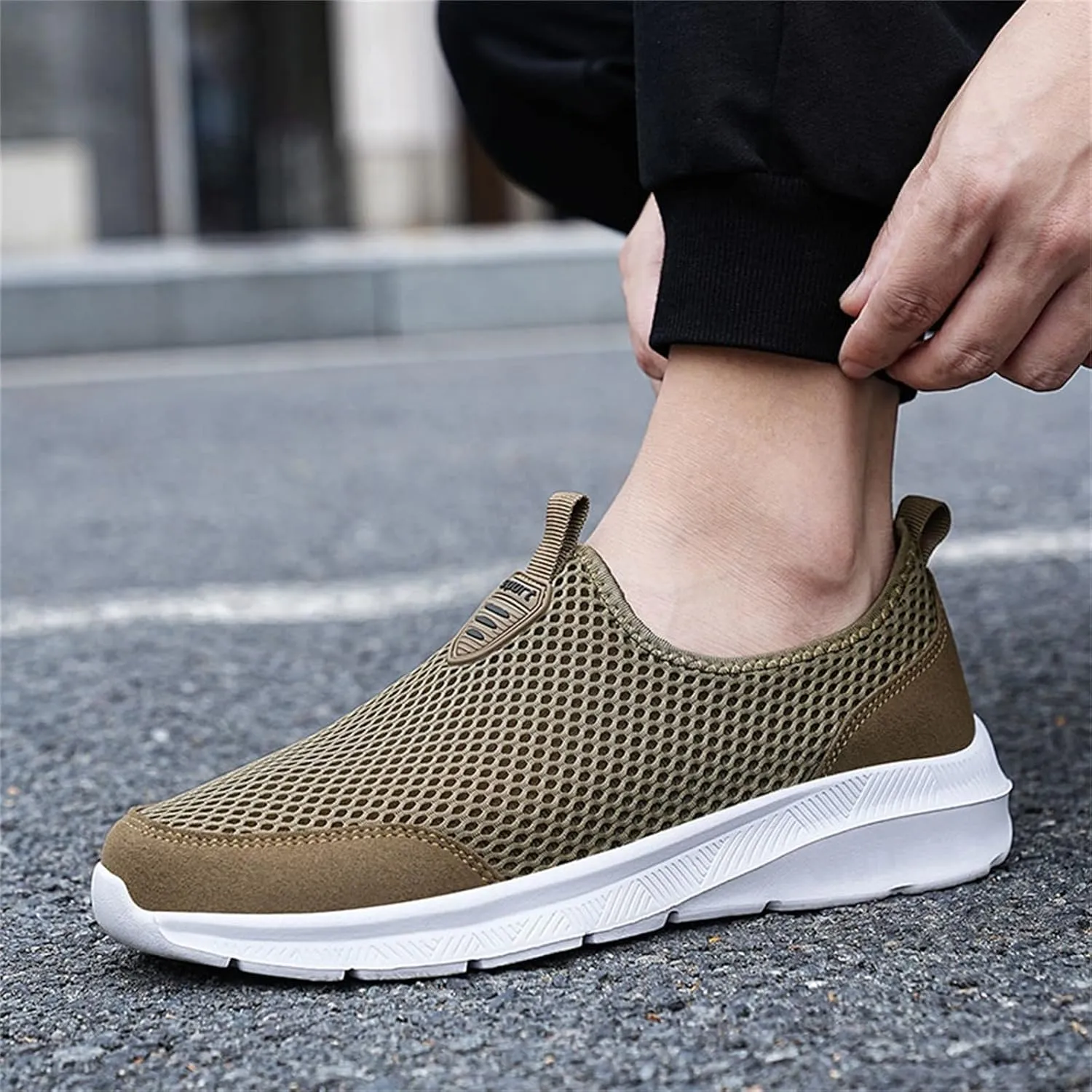Slip On Shoes for Men - Casual Comfortable Athletic Tennis Walking Sneakers for Men with Memory Foam Mens Shoes