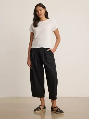 Sophia Poplin Pant - Black