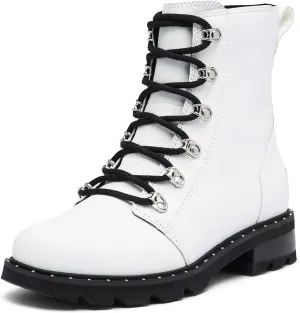 Sorel Women's Lennox Lace Rain Boot  Waterproof Leather Boots