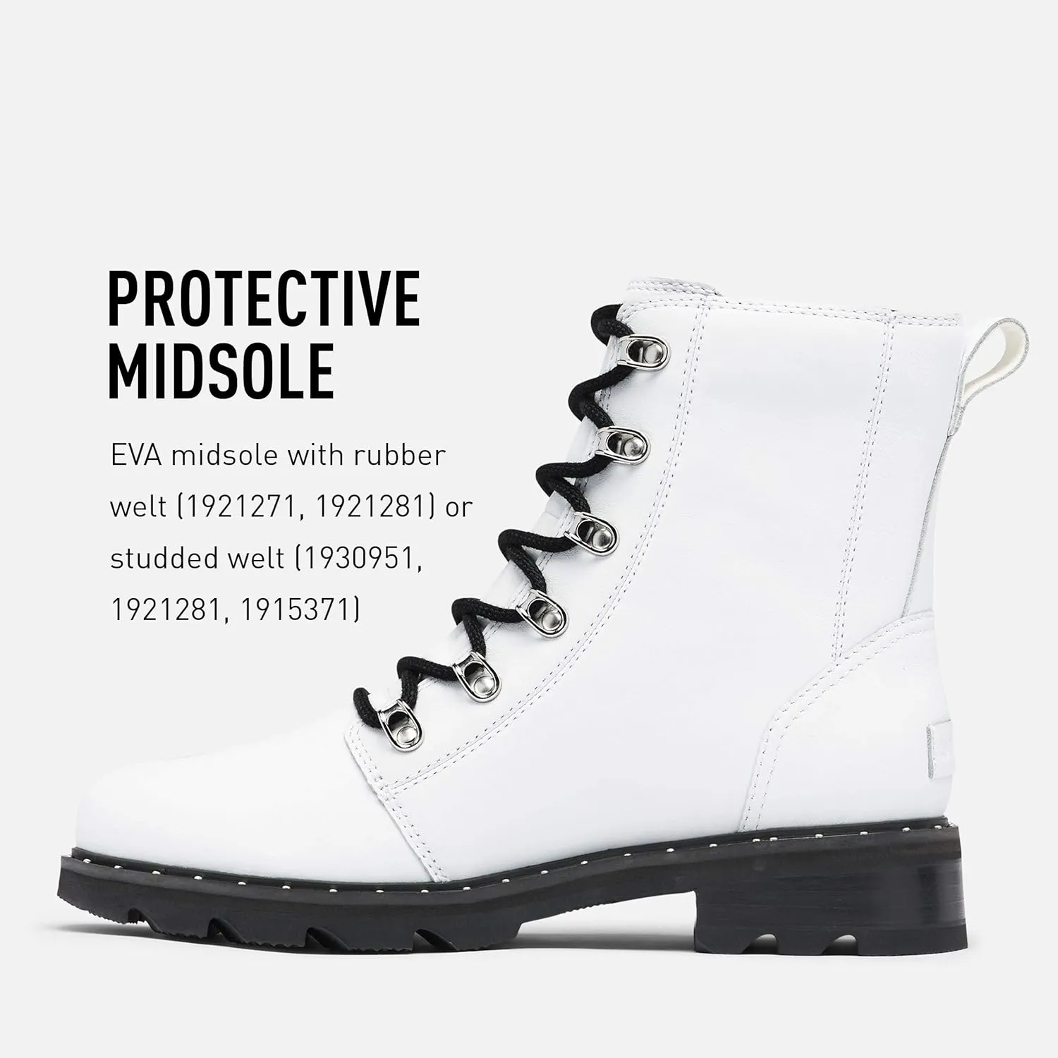 Sorel Women's Lennox Lace Rain Boot  Waterproof Leather Boots