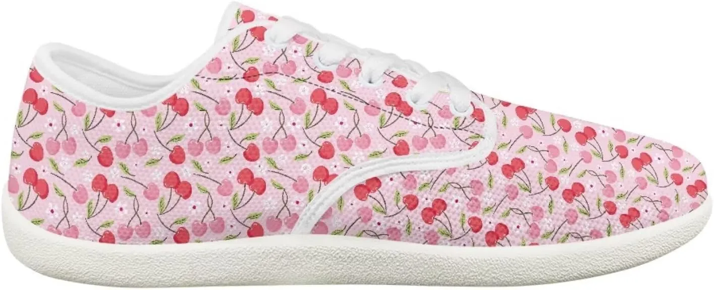 Women's Art Print Barefoot Cozy Non-Slip Wide Toe Box Breathable Mesh Tennis Shoes Zero Drop Walking Shoes for Teen Girls US 6-13.5