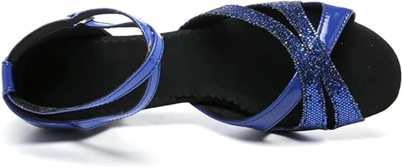Women's Girls 2.2'' Heel Latin Dance Shoes Ballroom Salsa Tango Practice Performance Dance Shoes