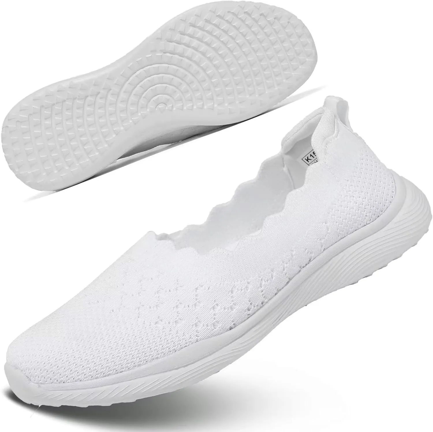 Womens Slip on Loafer Shoes Ladies Flats Dress Clothes Shoes Ballet Nurse Walking Sneakers Mesh Soft Sole Lightweight